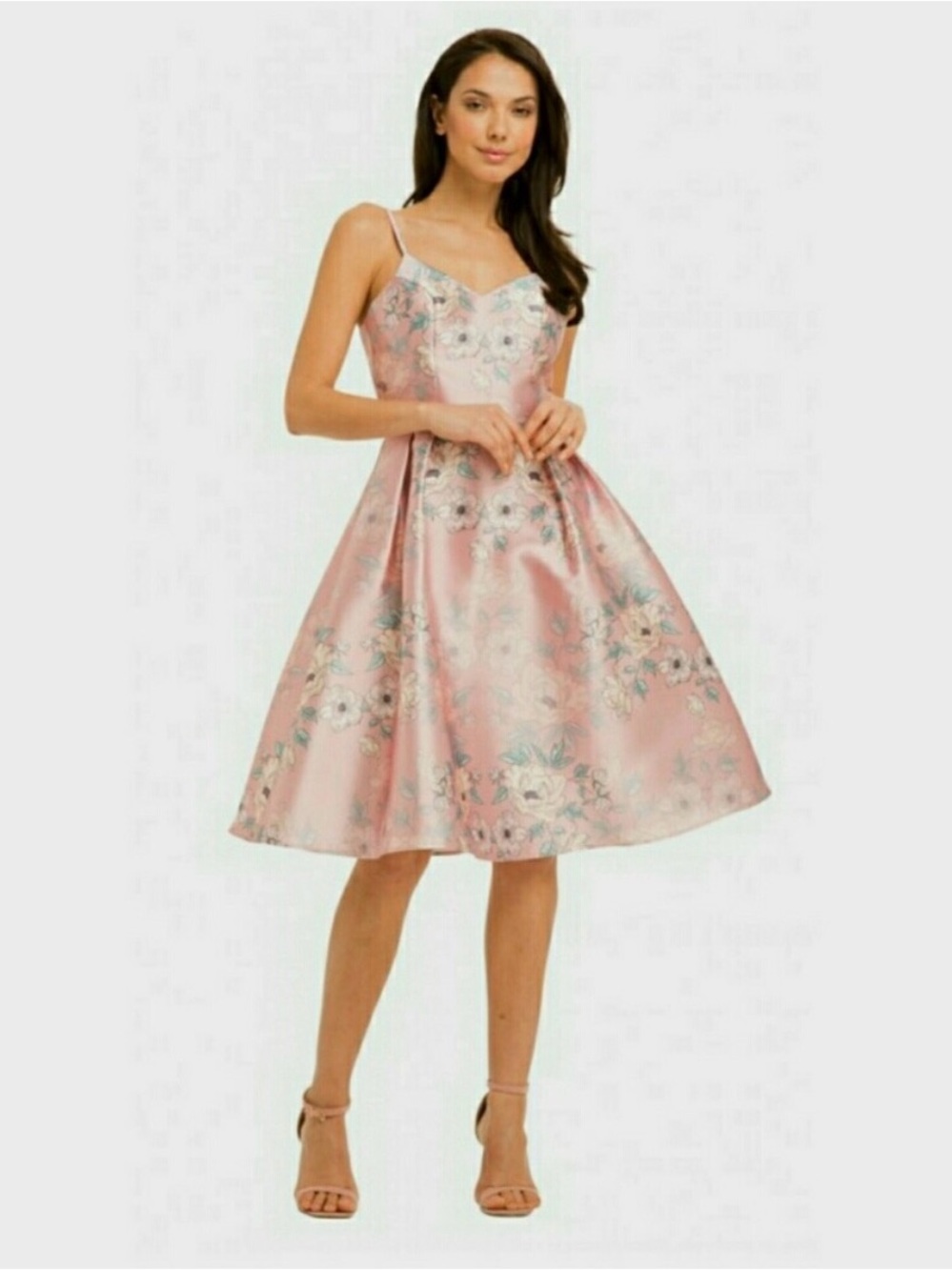 Chi Chi London Floral A-Line Dress